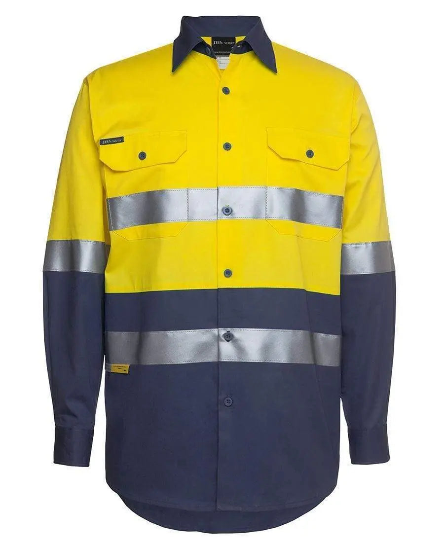 JB'S Hi-Vis Long Sleeve Shirt 6HLS Metro Workwear.